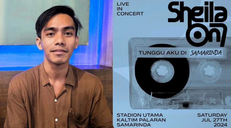 Eko Budiyanto penggemar berat Band Sheila On 7 asal Samarinda siap ikut war tiket pekan ini. (Foto: Herdi/Pusaranmedia.com)