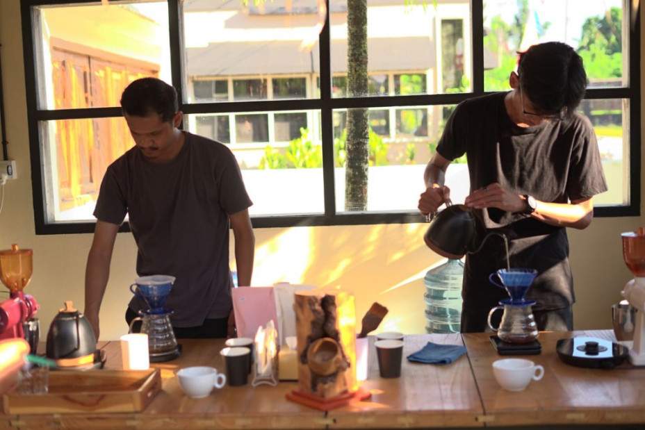 Battle Brew oleh Komunitas Pertemanan Kopi di Tenggarong. (Foto: Istimewa)