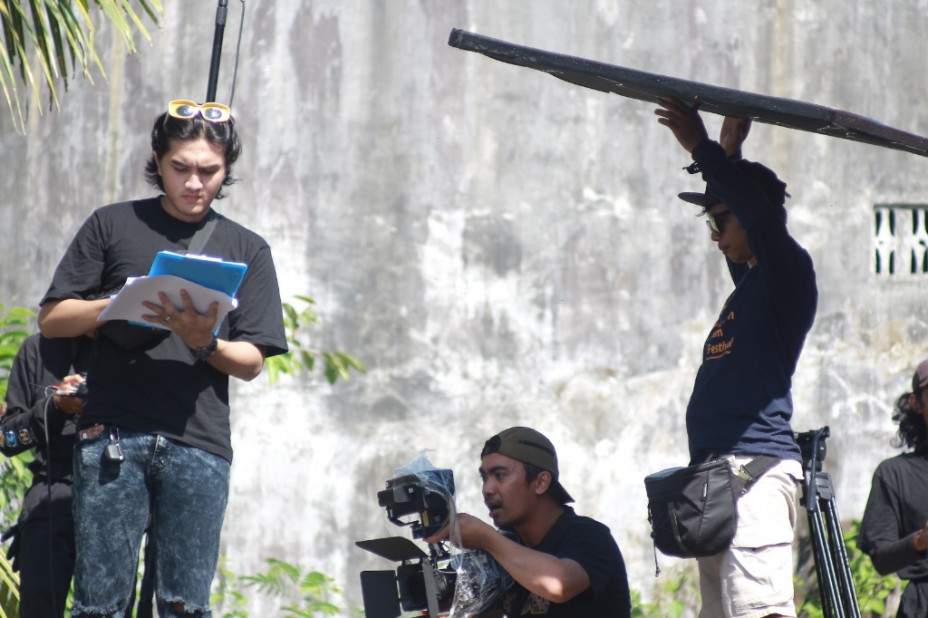 Proses syuting film Mahakam Love Story. (Foto: Istimewa)