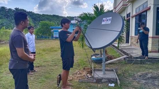 144 VSAT Internet Sudah Terpasang Seluruhnya di Wilayah Pedalaman Nunukan 