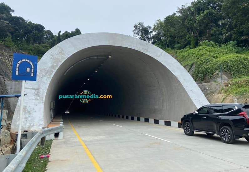 Terowongan Samarinda ditargetkan beroperasi September 2026. (Foto: Tri/Pusaranmedia.com)