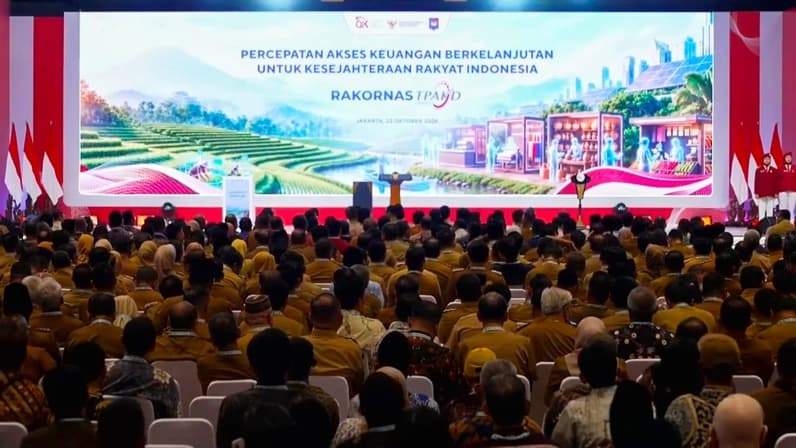 Bupati Paser, dr Fahmi Fadli ikuti Rakornas TPAKD Tahun 2026 di JIExpo, Jakarta. (Foto : Prokopim Paser)