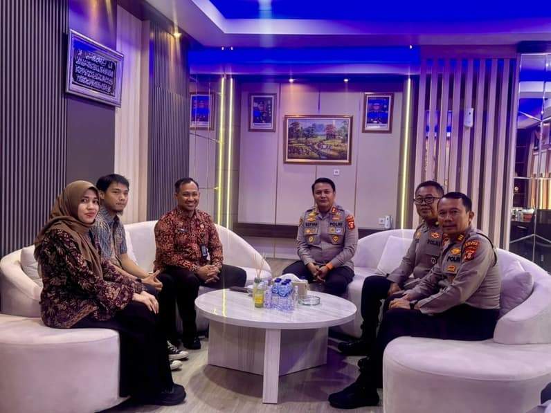 Momentum pertemuan antara Kepala Rutan Tanah Grogot dengan Kapolres Paser. (Foto : Dok Rutan Tanah Grogot)