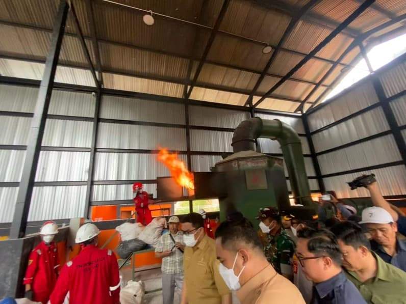 Insenerator yang ada di Kelurahan Baqa, Kecamatan Samarinda Seberang, Selasa (26/6/2026). (Foto: Tri/Pusaranmedia.com)
