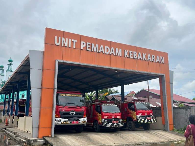 Kendaraan Operasional BPBD dan Disdamkarmart Berau. (Foto: Nur Hidayah/Pusaranmedia.com)