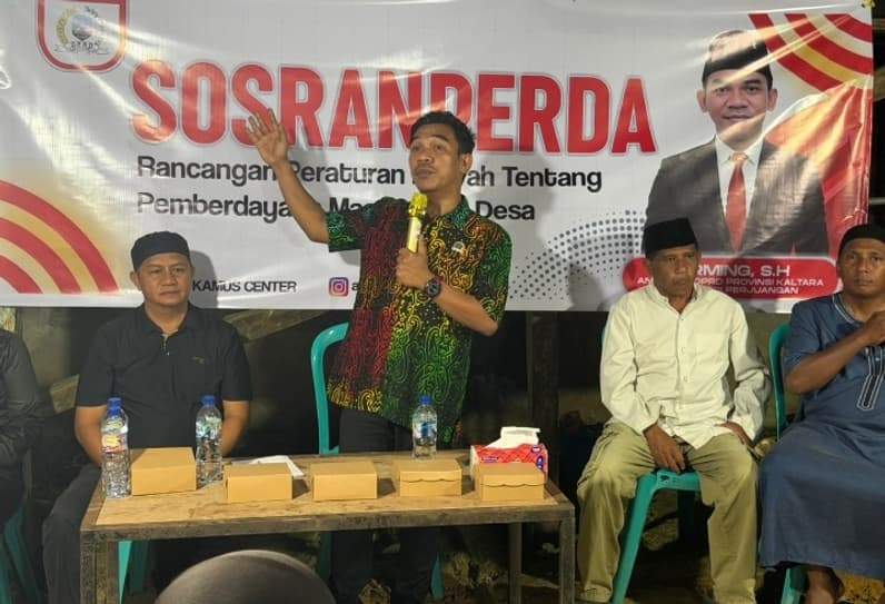 Kegiatan Sosranperda yang dilaksanakan Anggota DPRD Kaltara dapil IV Nunukan, Arming. (Foto: Istimewa)