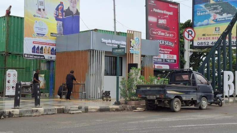 Pos jaga Tepian Segah. (Foto: Nur Hidayah/Pusaranmedia.com)