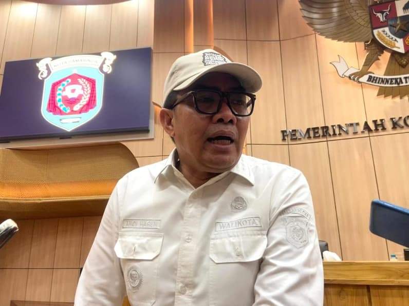 Wali Kota Samarinda, Andi Harun, mengatakan status tanggap darurat bencana kekeringan dan kebakaran lahan berpotensi diperpanjang, Rabu (9/9/2026). (Foto: Tri/Pusaranmedia.com)