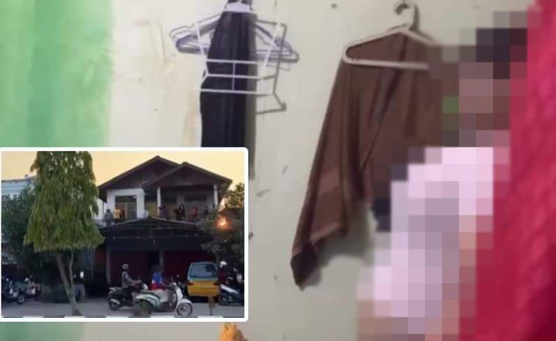 Terlihat seorang perempuan ditemukan dalam kondisi meninggal dunia yang terletak di rumah kosan di Sangatta Lama Kutai Timur. (Foto: Istimewa)