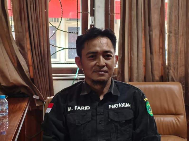 Kepala Bidang Tanaman Pangan dan Hortikultura Dinas Pertanian dan Peternakan (Distanak) Kukar, Muhammad Farid (Foto: Aswin/pusaranmedia.com)