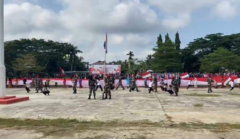 Teater Peringatan Peristiwa Merah Putih Sangasanga (Foto: Aswin/pusaranmedia.com)