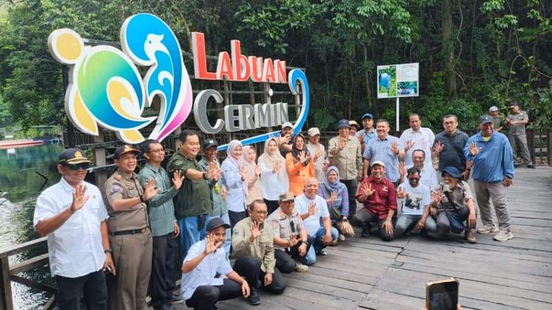 Uniknya Labuan Cermin, Danau Dua Rasa Asin dan Tawar yang Menguatkan Geopark Sangkulirang Mangkalihat Menuju Geosite Nasional