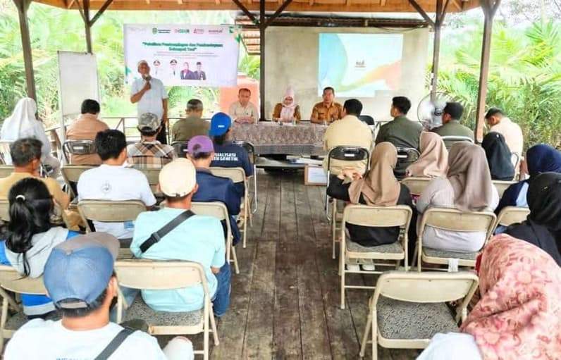 Pelatihan Pendampingan dan Pemberdayaan Kelompok Tani yang dilaksanakan Disbun Kaltim. (Foto: Kabid Pengembangan Komoditi).