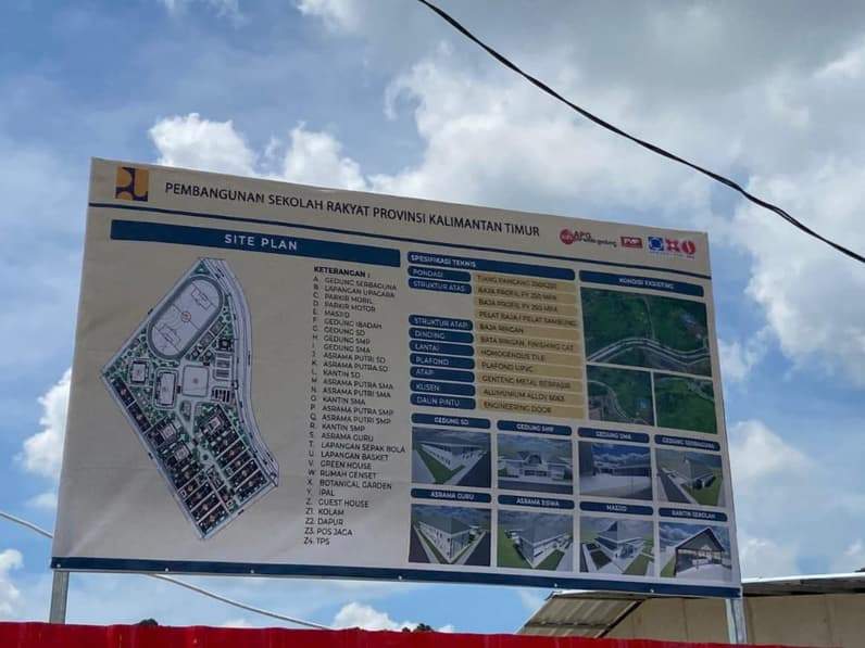 Site plan Sekolah Rakyat di Kecamatan Palaran, Kota Samarinda. (Foto: Tri/Pusaranmedia.com)