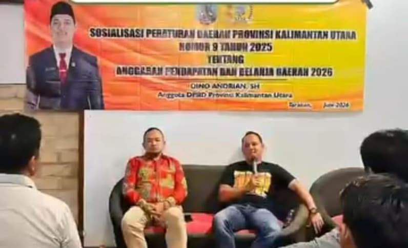 Kegiatan Sosperda yang dilaksanakan Dino Andrian di Tarakan baru bar ini. (Foto : Istimewa)