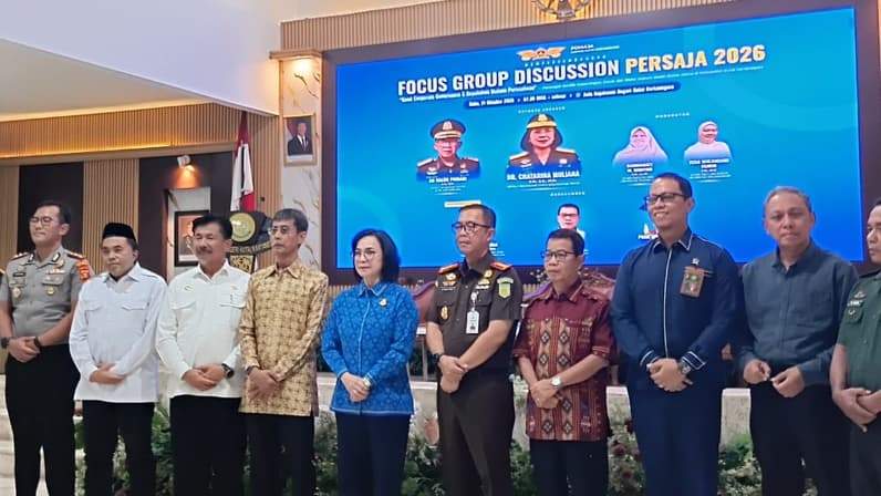 forum diskusi kelompok atau Focus Group Discussion (FGD) yang digelar Kejaksaan Negeri (Kejari) Kukar dengan melibatkan Kejaksaan Tinggi Kalimantan Timur (Foto: Aswin/Pusaranmedia.com)