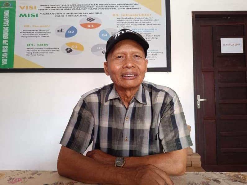 Ketua LPM Gunung Samarinda, Yasin Sukaryo. (Foto: Achmad Fadillah/Pusaranmedia.com)