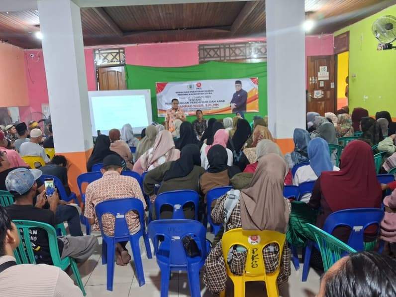 Suasana Kegiatan Sosperda yang diselenggarakan Anggota DPRD Kaltara dapil IV Nunukan, Muhammad Nasir. (Foto: Istimewa)