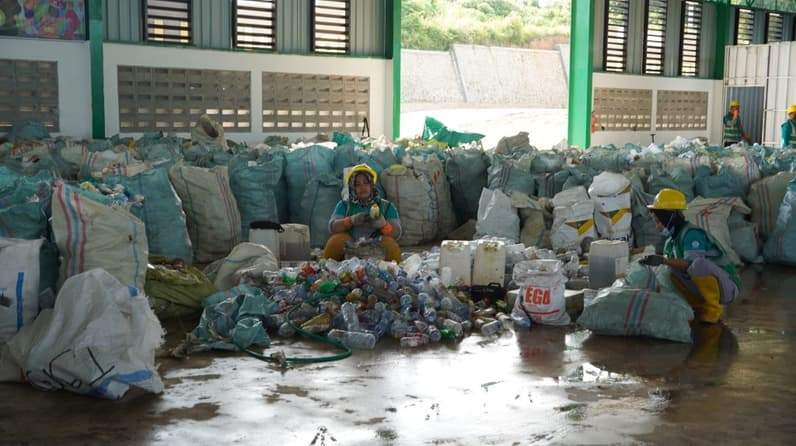 Sampah yang sudah melalui tahap pemilihan di TPST Paser. (Foto: Luthfi/Pusaranmedia.com)