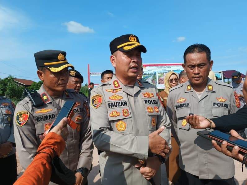 Momen Kapolres Kutim, AKBP Fauzan Arianto. (Foto: Dok Konsorsium Media Politika)
