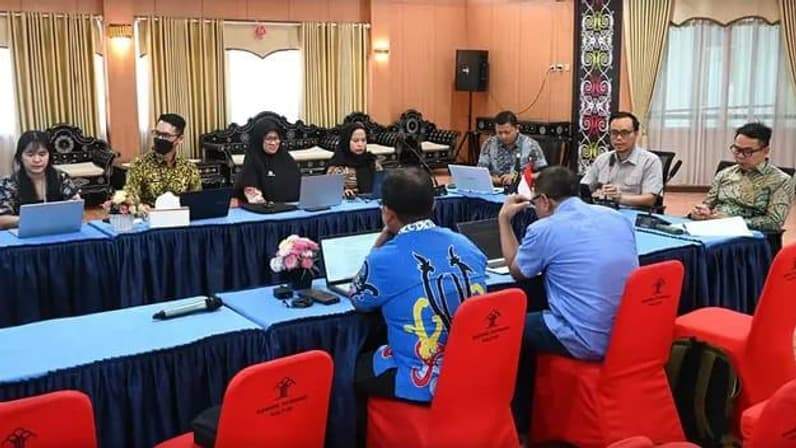 Suasana Rapat Harmonisasi di Kantor Wilayah Kementerian Hukum Kalimantan Timur. (Foto : Istimewa)