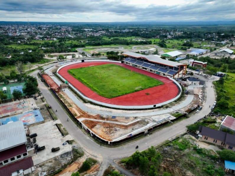 Kawasan Stadion Sadurengas, Kabupaten Paser. (Foto: Disporapar Paser)
