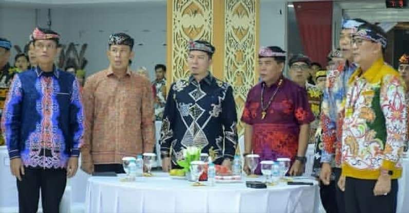 Suasana Malam Resepsi Kenegaraan HUT Ke-81 Republik Indonesia di Tanjung Selor. (Foto: Istimewa)