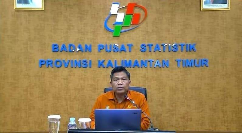 Kepala BPS Kaltim, Mas'ud Rifai . (Foto:Paparan Online BPS Kaltim).