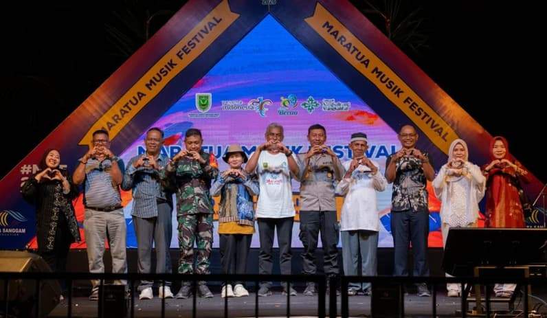 Maratua Musik Festival (M2F) 2026 di Pulau Maratua. (Foto: Disbudpar Berau)