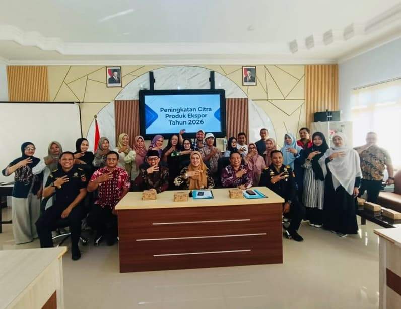 Sosialisasi Peningkatan Citra Produk Ekspor Tahun 2026. (Foto: Nur Hidayah/ pusaranmedia.com)