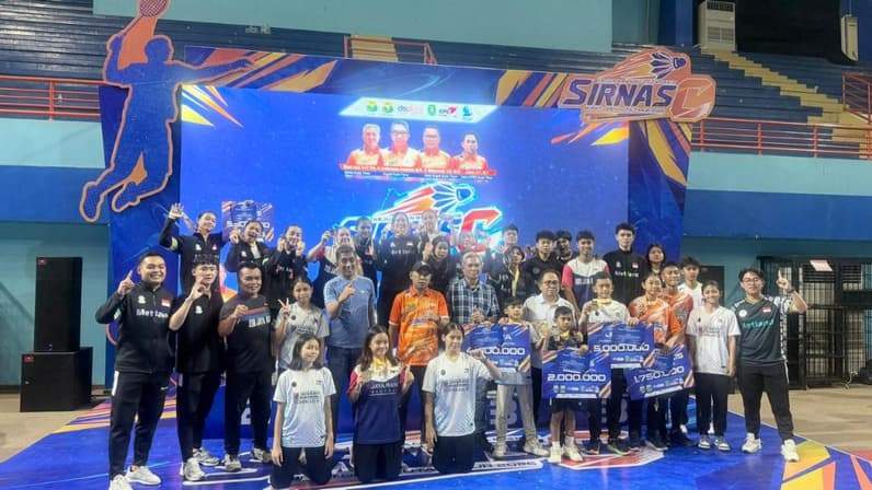 Pelaksanaan bulutangkis Sinar C tingkat nasional di Kutai Timur. (Foto: Siswandi/Pusaranmedia.com)