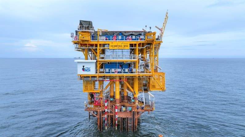 Platform WPS-5 di Lapangan Sisi Nubi. (Foto: PT Pertamina Hulu Mahakam)