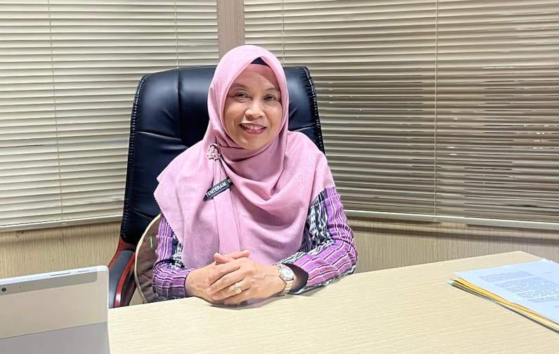 Kepala DPMK Berau, Tenteram Rahayu. (Foto: Nur Hidayah/Pusaranmedia.com)