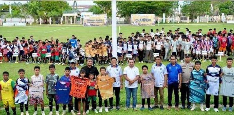 Turnamen Kelompok Usia (KU) 10 dan KU 14 se-Kota Bontang. (Foto: Lutfi Aziz/Pusaranmedia.com)