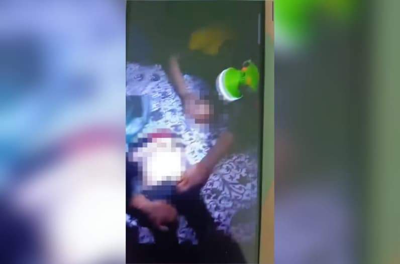 Tangkapan layar dari video yang berada di grup Whatsapp. (Foto: Whatsapp Grup)