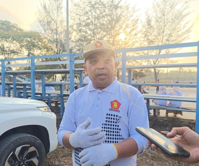 Ketua DPC Partai Gerindra Kota Bontang, Agus Haris (Dok:Lutfi Aziz/Pusaranmedia.com)