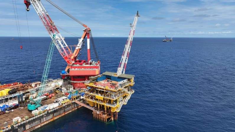 Topside of Manpatu Platform (Foto: Humas PHM)