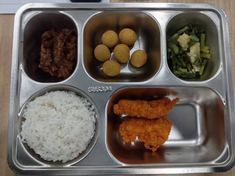 Porsi Makan Gizi Gratis (MBG) Polres Kutai Timur. (Foto: Dok Polres Kutim)
