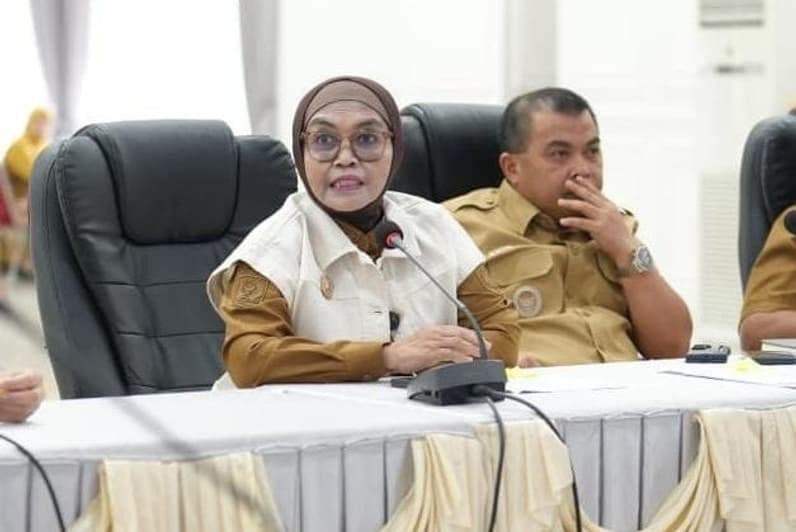 Wali Kota Bontang, Neni Moernieni dan Wakil Wali Kota Bontang, Agus Haris. (Foto: Lutfi Aziz/Pusaranmedia.com)