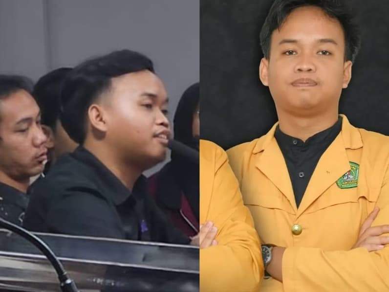 Rahmatsyah Baihaqi Hakim mengundurkan diri dari jabatan dan BEM KM Unmul Kabinet Metamorfosa Masa Juang 2026-2027. (Foto: Herdi/Pusaranmedia.com).