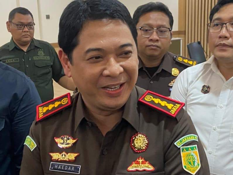 Kepala Kejari Samarinda, Haedar, mengatakan bakal membentuk tim khusus usut dugaan pemanfaatan ilegal lahan Pemkot Samarinda di kawasan Palaran, Selasa (9/6/2026). (Foto: Tri/Pusaranmedia.com)