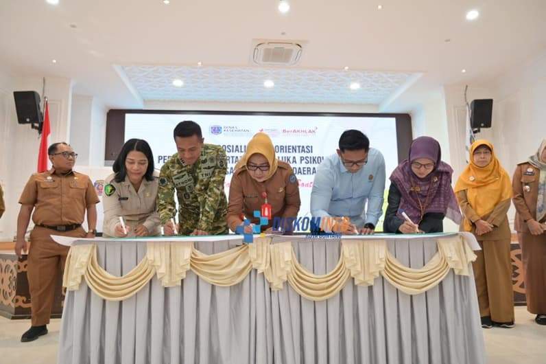 Dinas Kesehatan (Dinkes) Kota Bontang Gelar Sosialisasi Pertolongan Pertama pada Luka Psikologis (P3LP). (Foto: Diskominfo Kota Bontang)