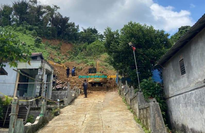 Longsor yang sempat terjadi di Samarinda Utara hingga memakan korban pada Mei 2025 lalu. (Foto: Dok.Pusaranmedia.com)
