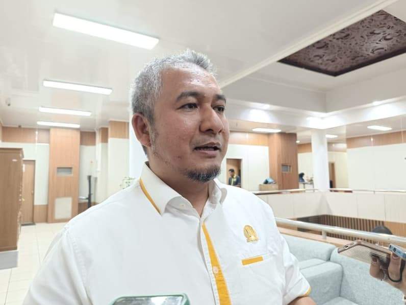Ketua Pansus LKPJ DPRD Balikpapan, Andi Arif Agung saat diwawancarai usai RDP, Senin (27/4/2026).