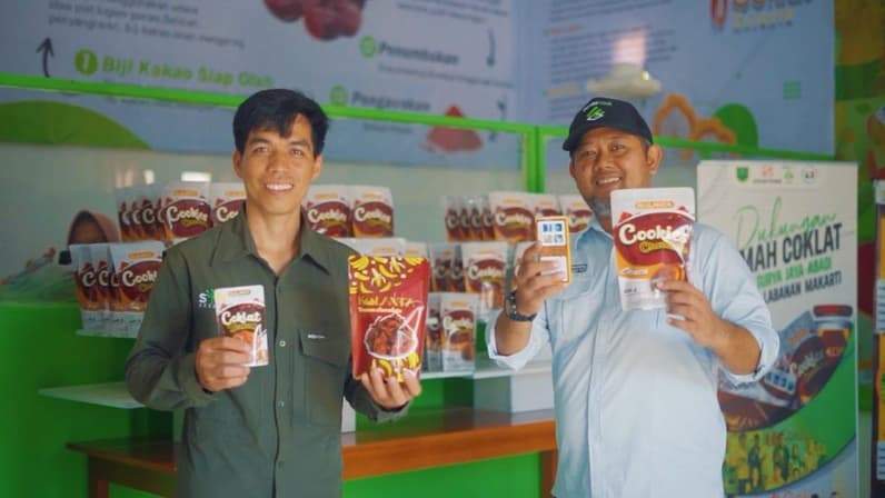 Produk olahan kakao Kulanta di Kampung Labanan Makarti, Kecamatan Teluk Bayur. (Foto: Humas Berau Coal)