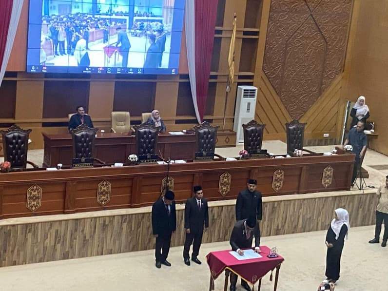 Perubahan APBD Kota Samarinda tahun anggaran 2026 disepakati Rp3,75 triliun, Rabu (30/9/2026). (Foto: Tri/Pusaranmedia.com)