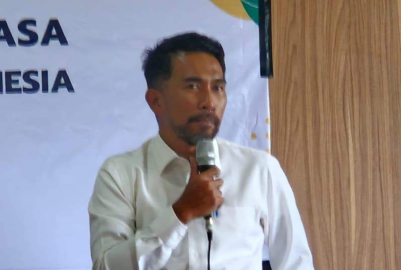 Ketua PBVSI Paser periode 2026-2030 Burhanuddin. (Foto: Luthfi/Pusaranmedia.com)