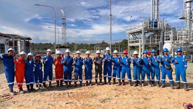 ISOG Capai Gas Pertama Lapangan Karamba, Siap Perkuat Pasokan Energi Kilang Balikpapan. (Foto: Humas SKK Migas)