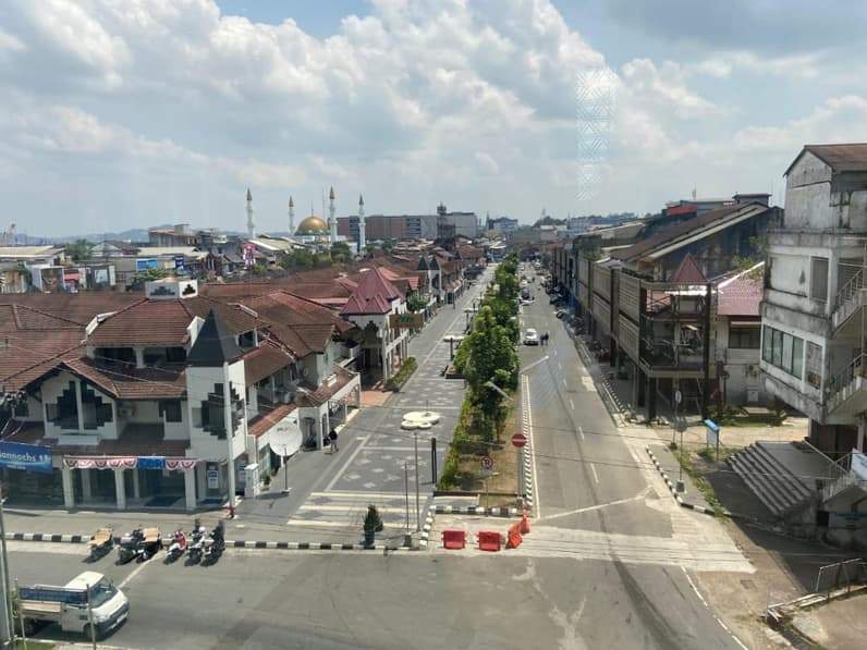 Kawasan Citra Niaga yang menjadi salah satu ikon Kota Samarinda, Rabu (12/8/2026). (Foto: Tri/Pusaranmedia.com)