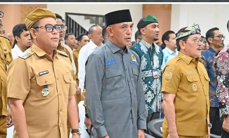 Ketua Komisi I DPRD Kaltara, Alimuddin (tengah), saat menghadiri Benuanta Economic Forum Semester I 2026. (Foto: Istimewa)